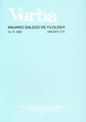 Verba-anuario Galego De Filoloxia